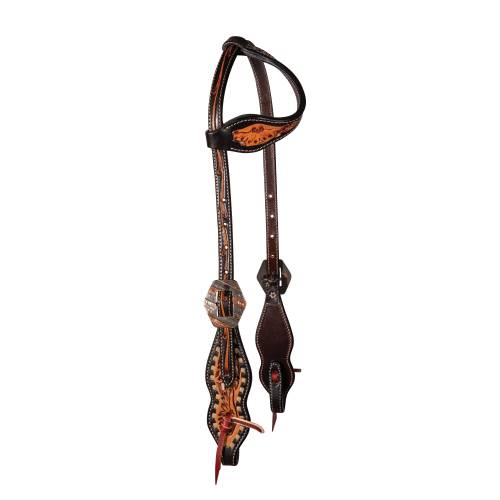 Professional's Choice 1 Ear Buckstitch Filigree Headstall 3p1035