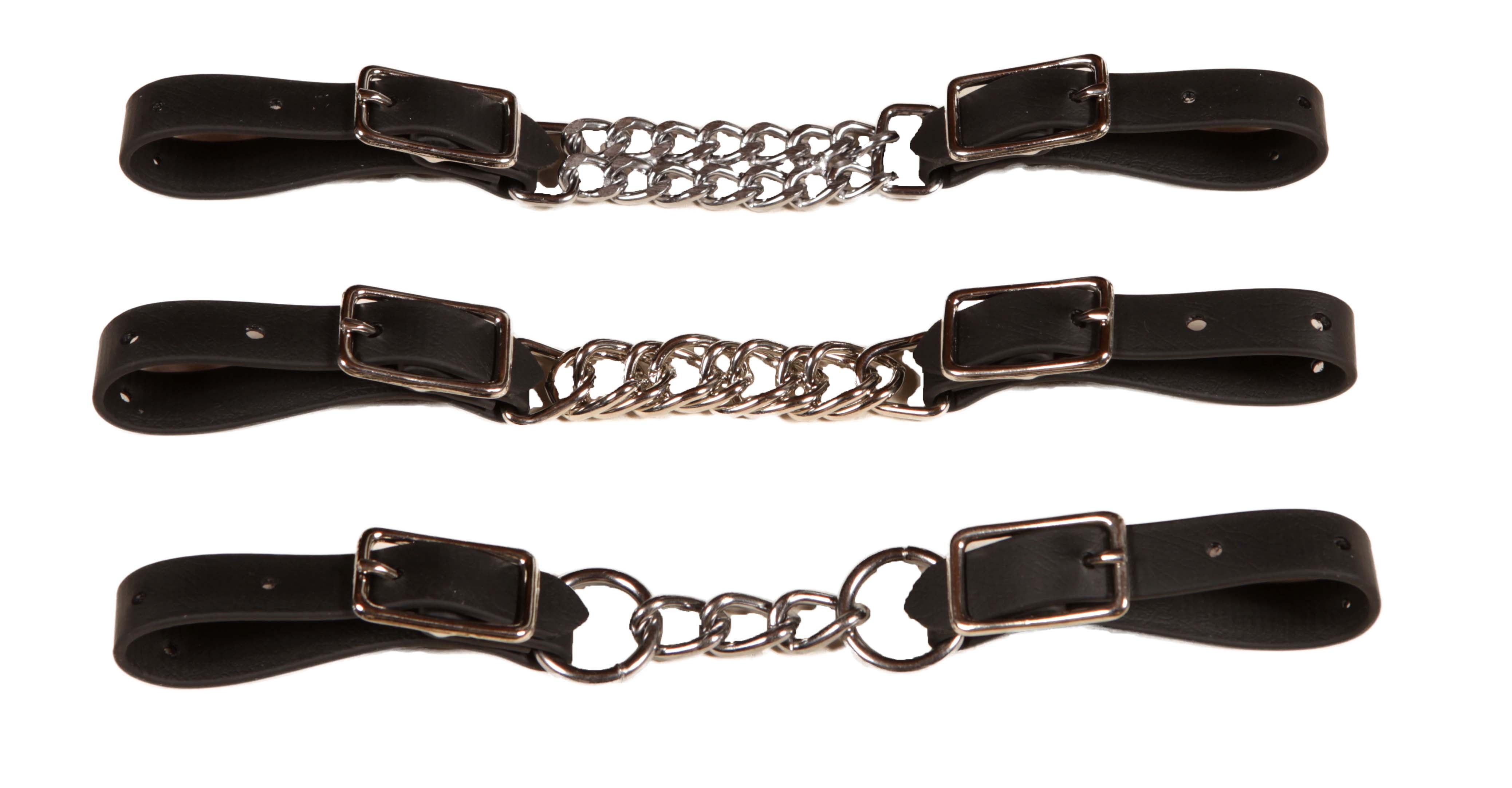 Berlin Custom Leather Beta Single Chain Curb Strap BE415C