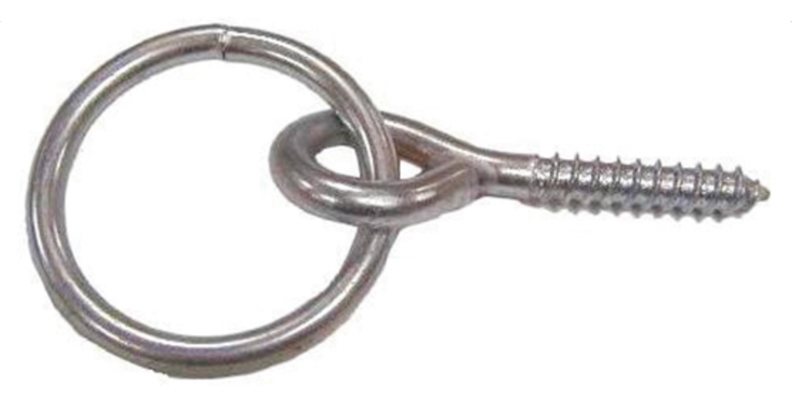 American Heritage Quine Screw Eye with Ring 101-510