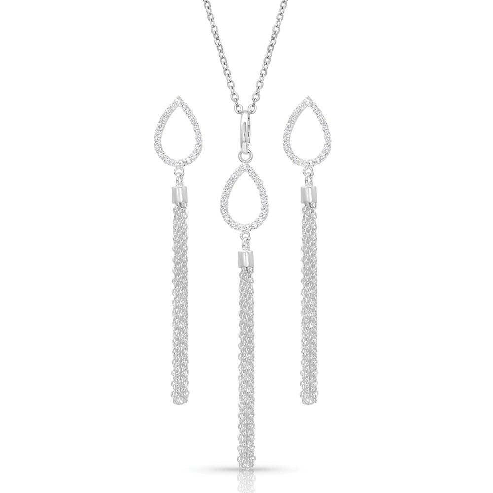 Teardrop Fringe Jewelry Set.