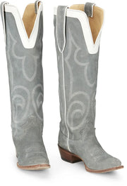 Justin Women's Verlie Dusty Blue Western Boot.