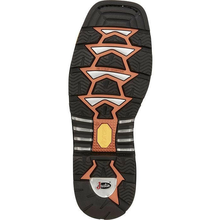 Justin Men's Frontline HiViz Waterproof Work Boot.