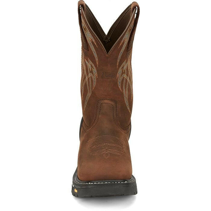 Justin Men's Frontline HiViz Waterproof Work Boot.
