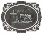 Montana Silversmiths Christian Cowboy Western Buckle