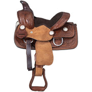 Tough 1 Youth Mini 8" Western Ranch Saddle KS608-72-8