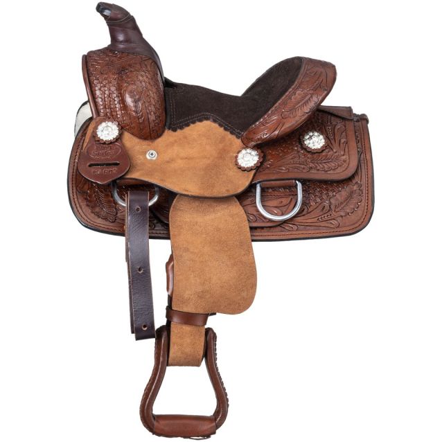 Tough 1 Youth Mini 8" Western Ranch Saddle KS608-72-8