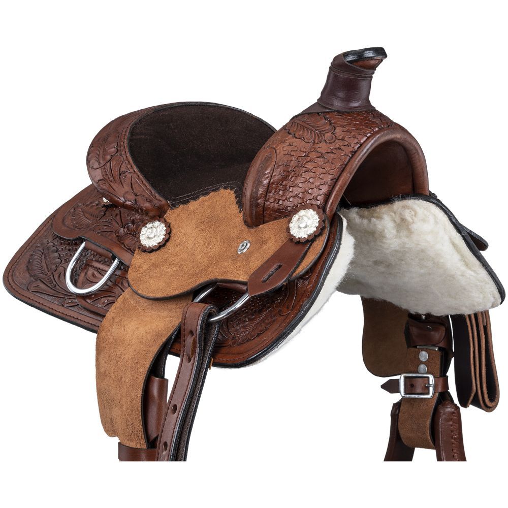 Tough 1 Youth Mini 8" Western Ranch Saddle KS608-72-8