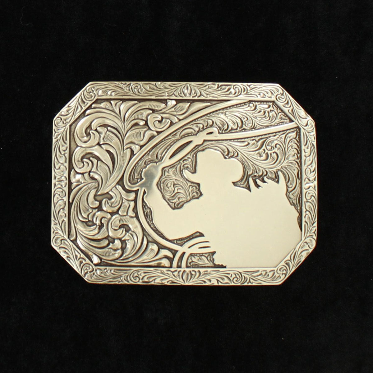 Nocona Cowboy Roping Buckle 37713