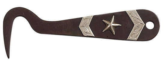American Heritage Equine Antique Brown Star & Trim Hoof Pick 244-560
