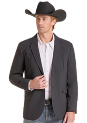 Rock & Roll Black Western Sports Coat BM96CO7487.