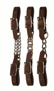 Berlin Custom Leather Beta Double Chain Curb Strap BE415A