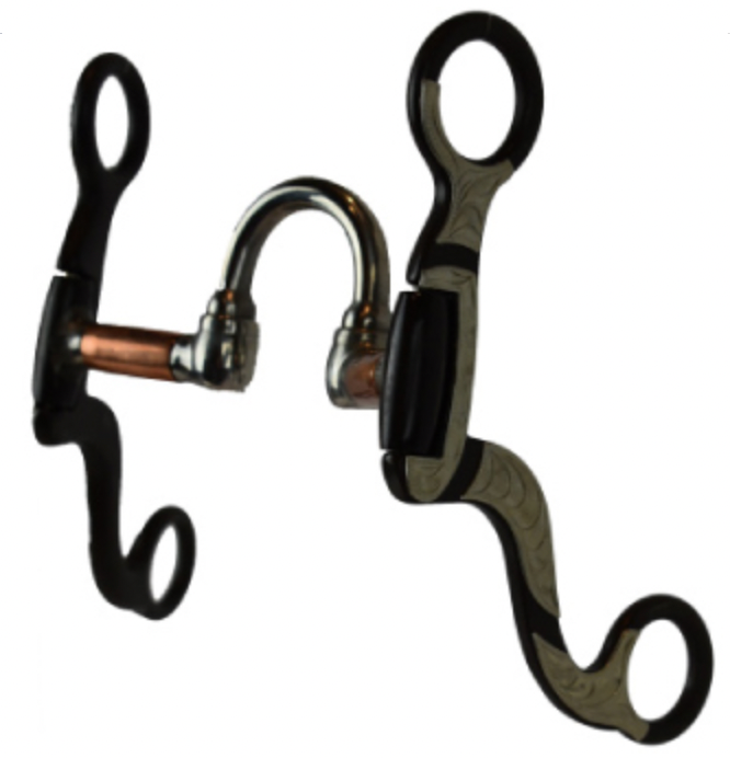 American Heritage Equine Brown Swivel Cheek Correction Bit 265-306