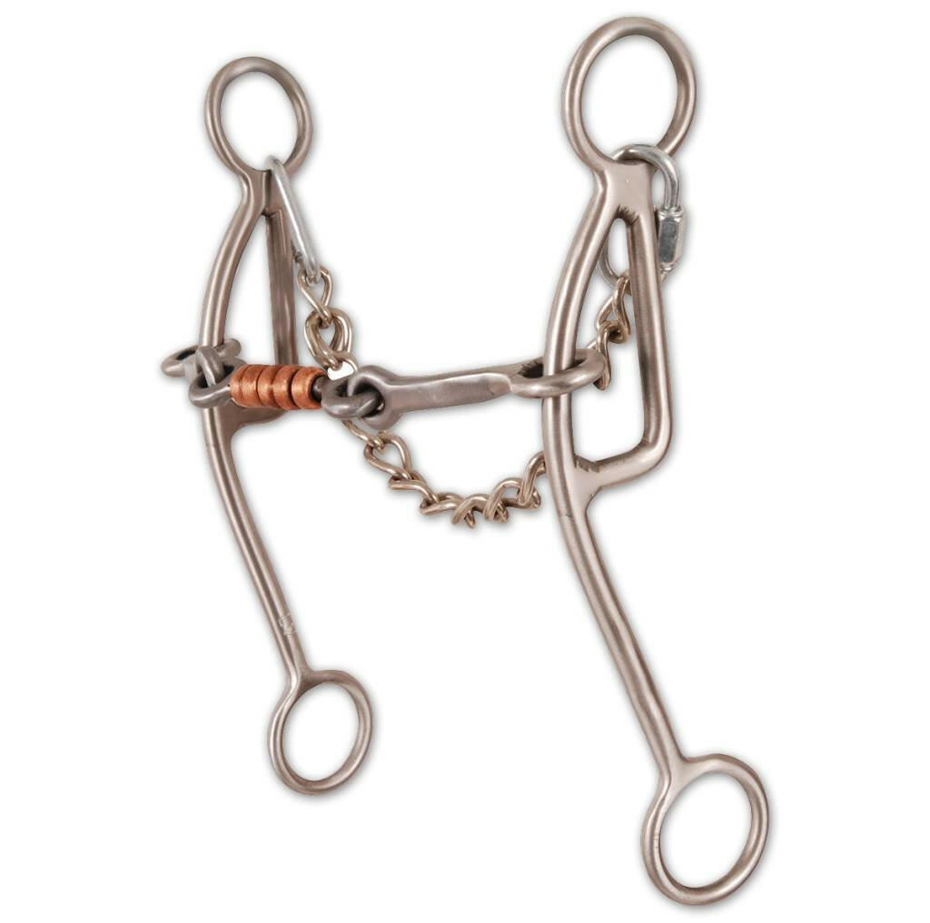 Classic Equine Les Vogt Dogbone Snaffle Gag Bit.