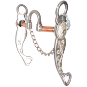 Les Vogt Roper Collection Short Shank Correction w Swivel Cheeks.
