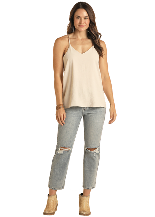 White Label Ladies Crepe Cami.