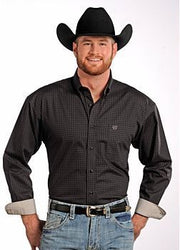 Panhandle Slim Men's Diamond Print Button Down Shirt 36D4134 C3 XL
