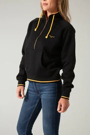 Kimes Ranch Women's Malta Cropped Quarter Zip Sweatshirt C4.
