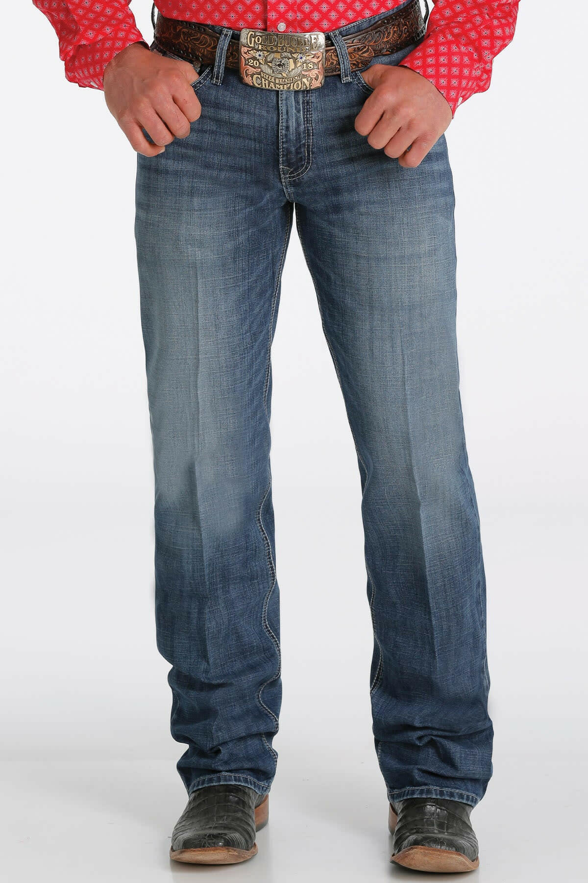 Cinch Men's Mid Rise Relaxed Bootcut Grant Jean.