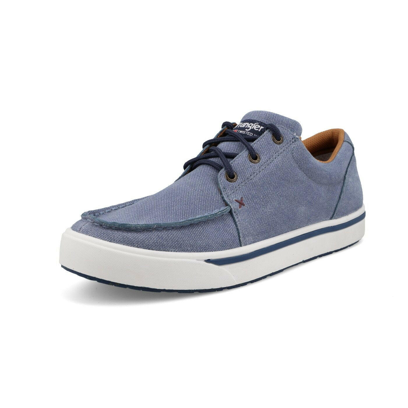 Twisted X Wrangler Men's Denim Blue Kicks Shoes.