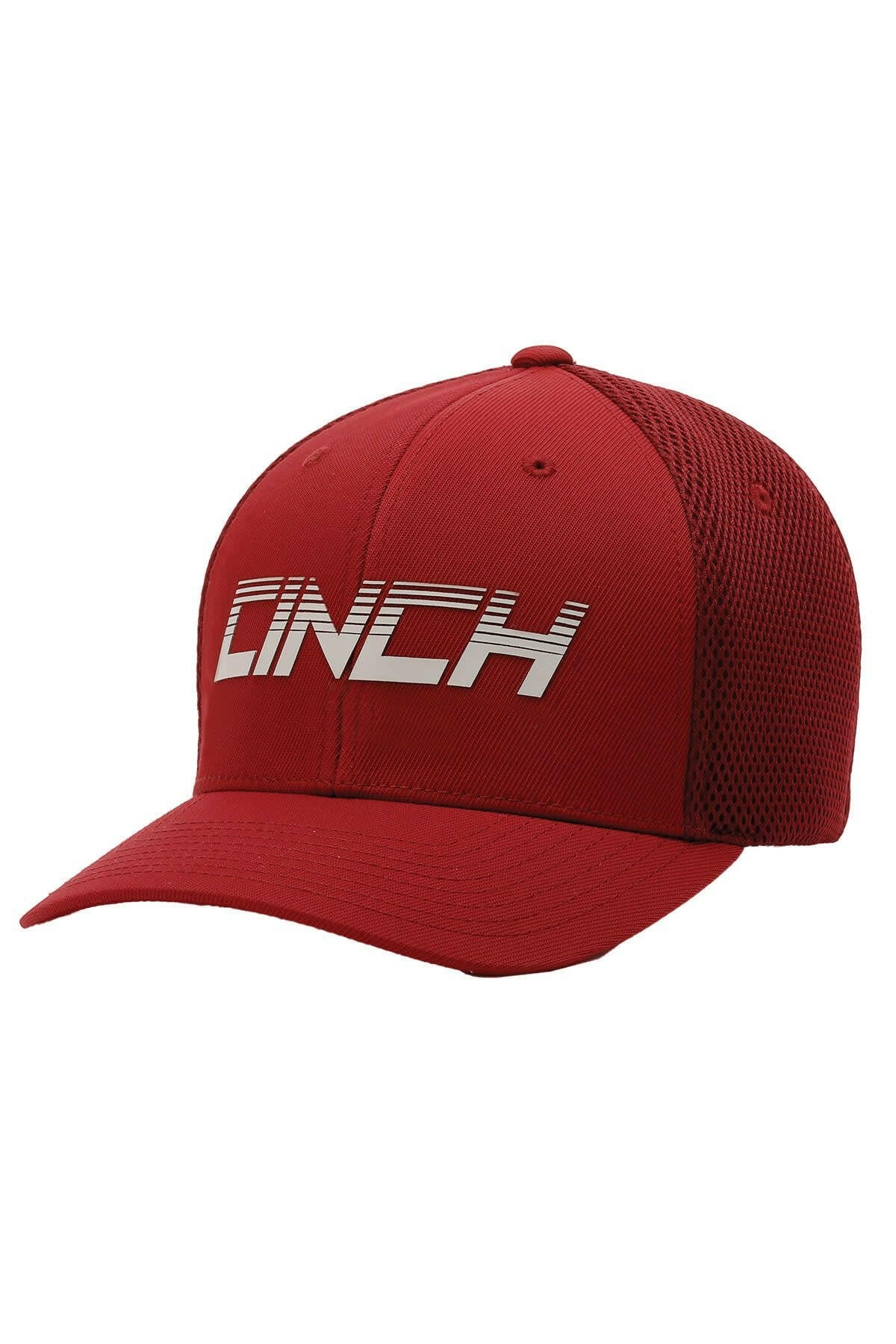 Cinch Burgundy Red Flexfit Cap.
