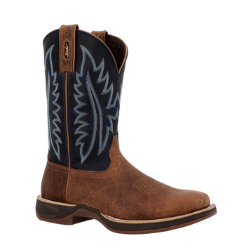 Durango Men's Brown and Blue Western Boot DDB0518