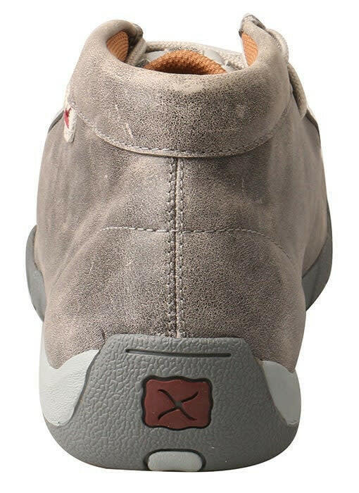 Twisted X Men's Grey Woven Driving Moccasin.