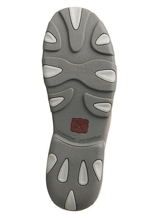 Twisted X Men's Grey Woven Driving Moccasin.