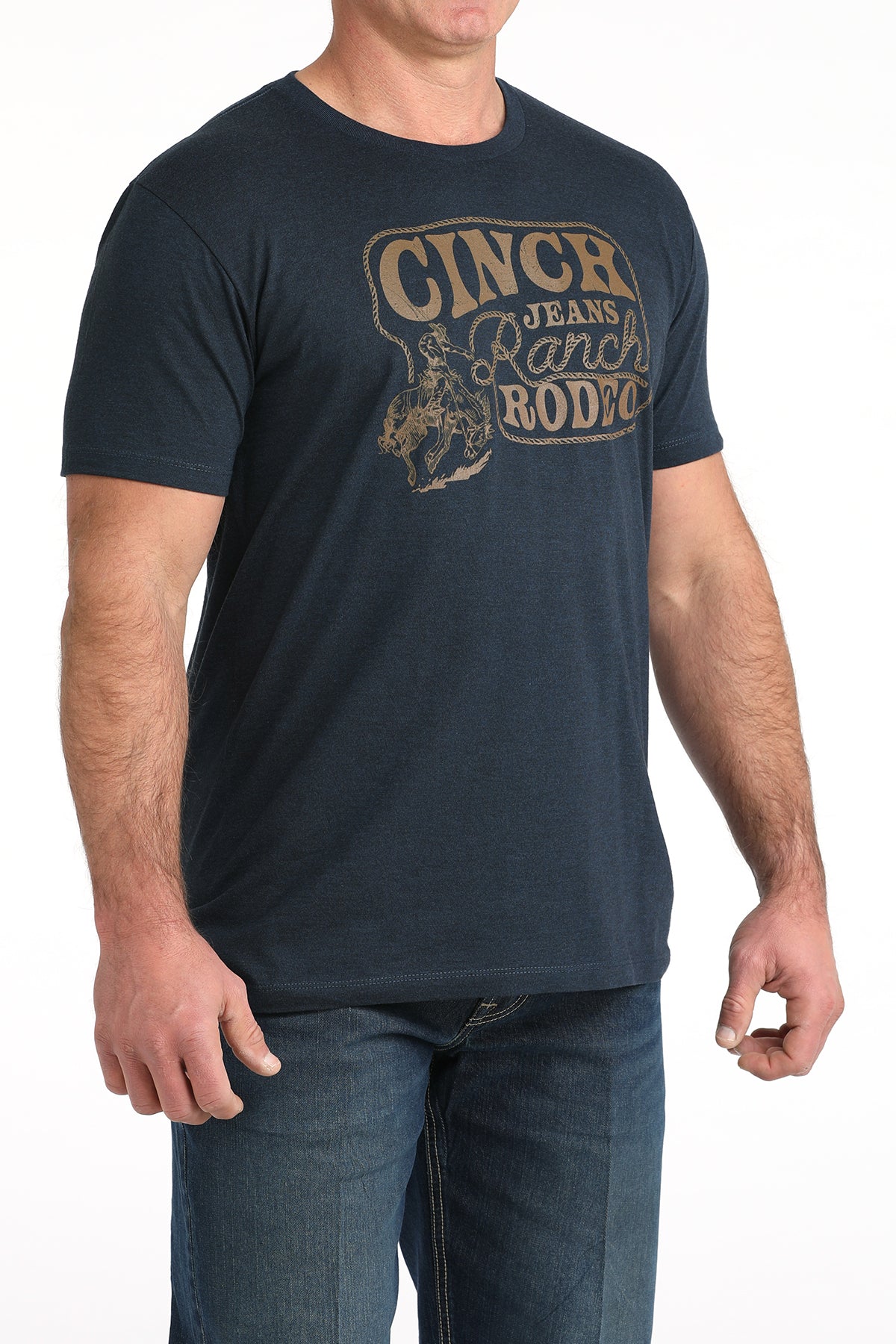 Cinch Men's Navy Graphic Tee MTT1690703