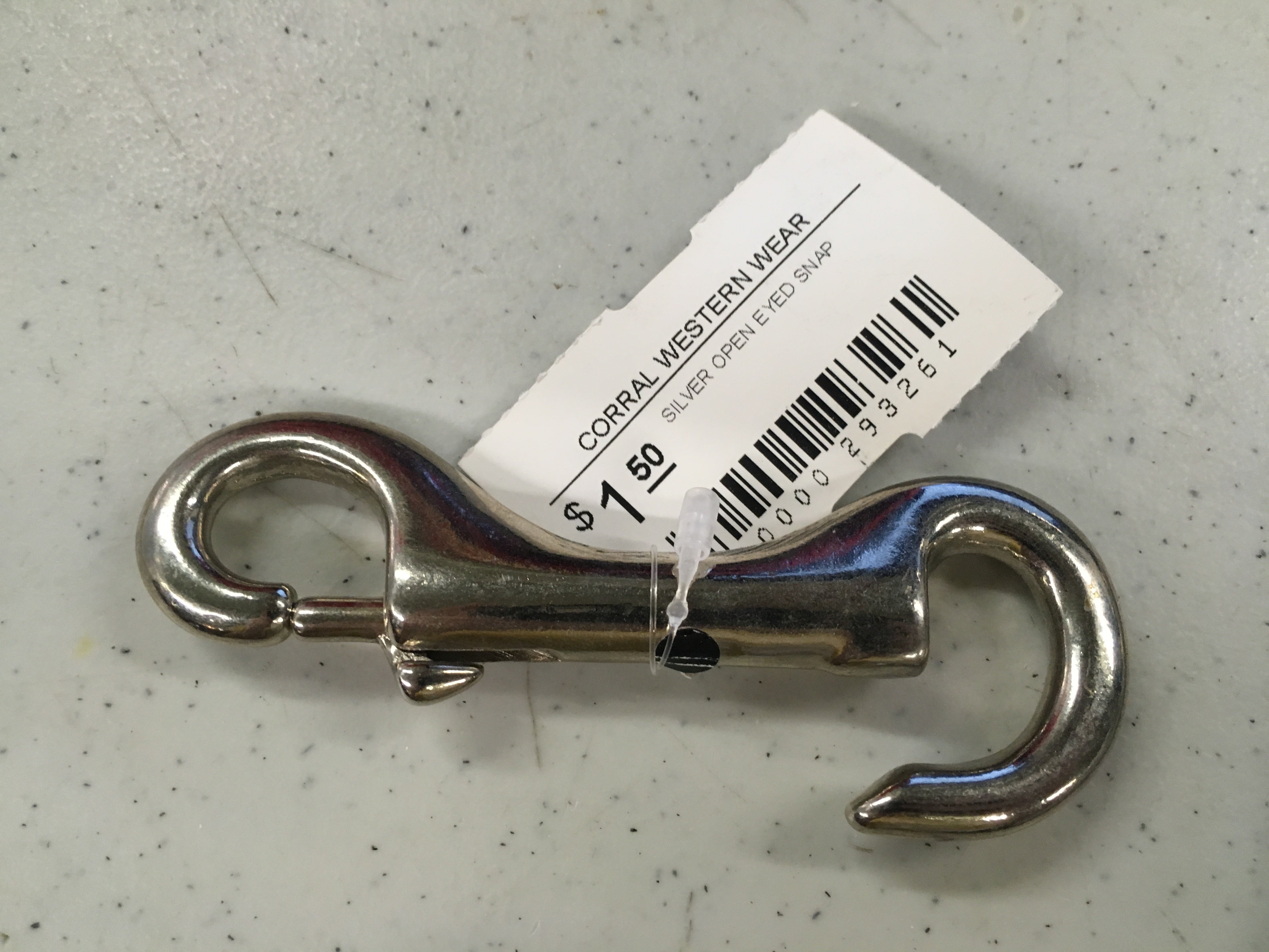 Silver Open Eyed Snap