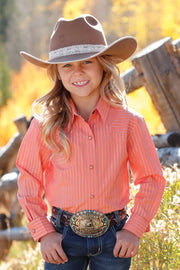 Cruel Denim Girl's Coral Snap Front Shirt CTW3390002