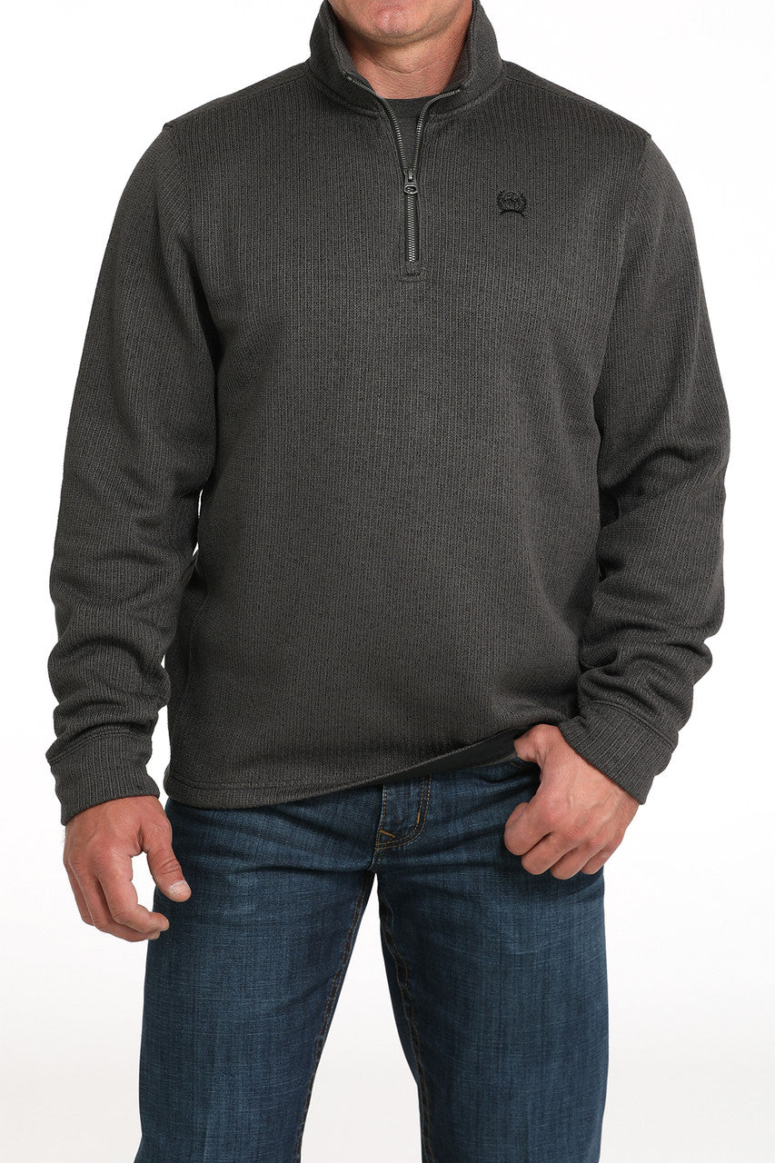 Cinch Men's Charcoal 1/4 Zip Pullover MWK1080020