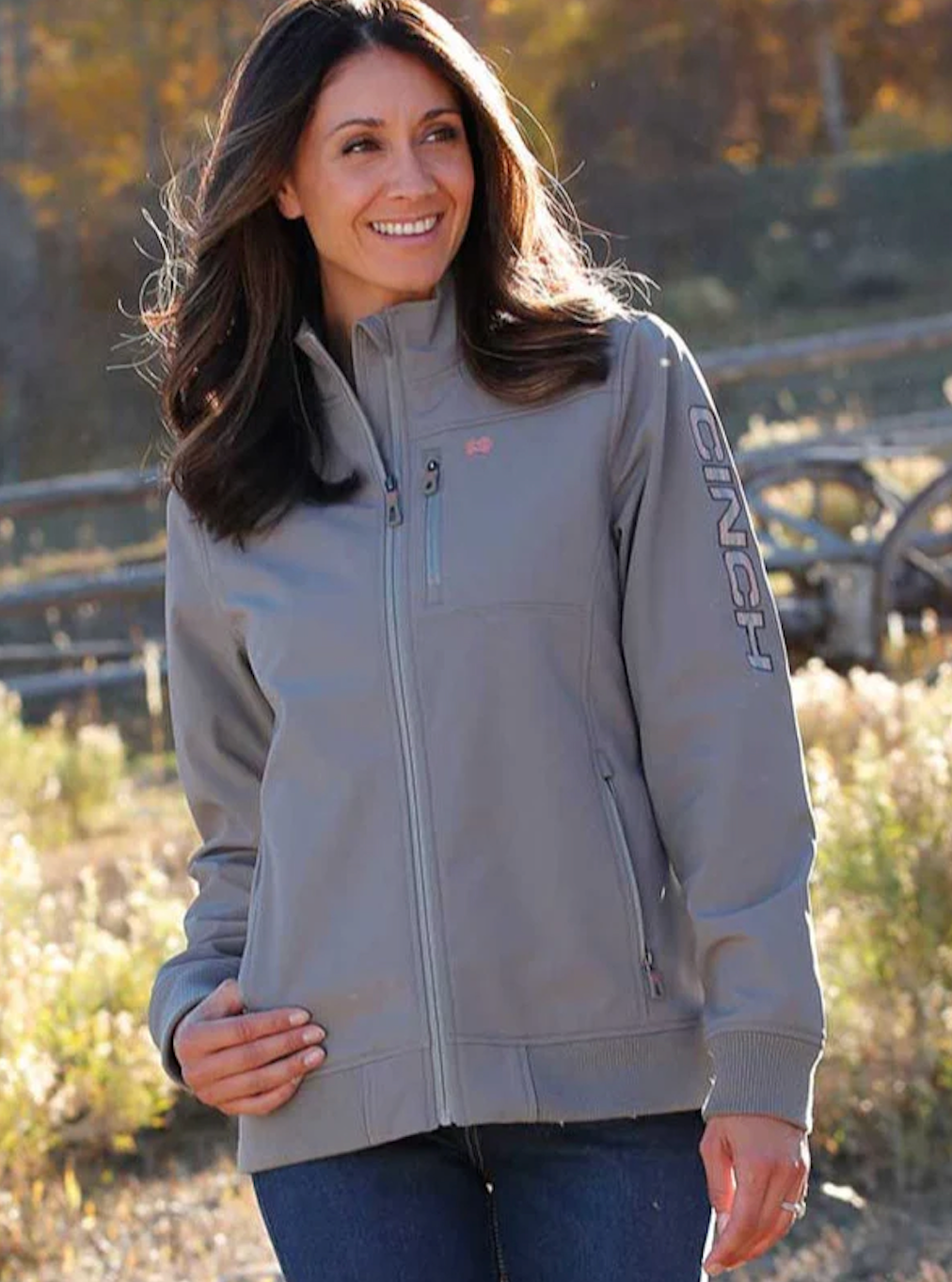 Cinch Women's Gray Bonded Jacket MAJ9902003