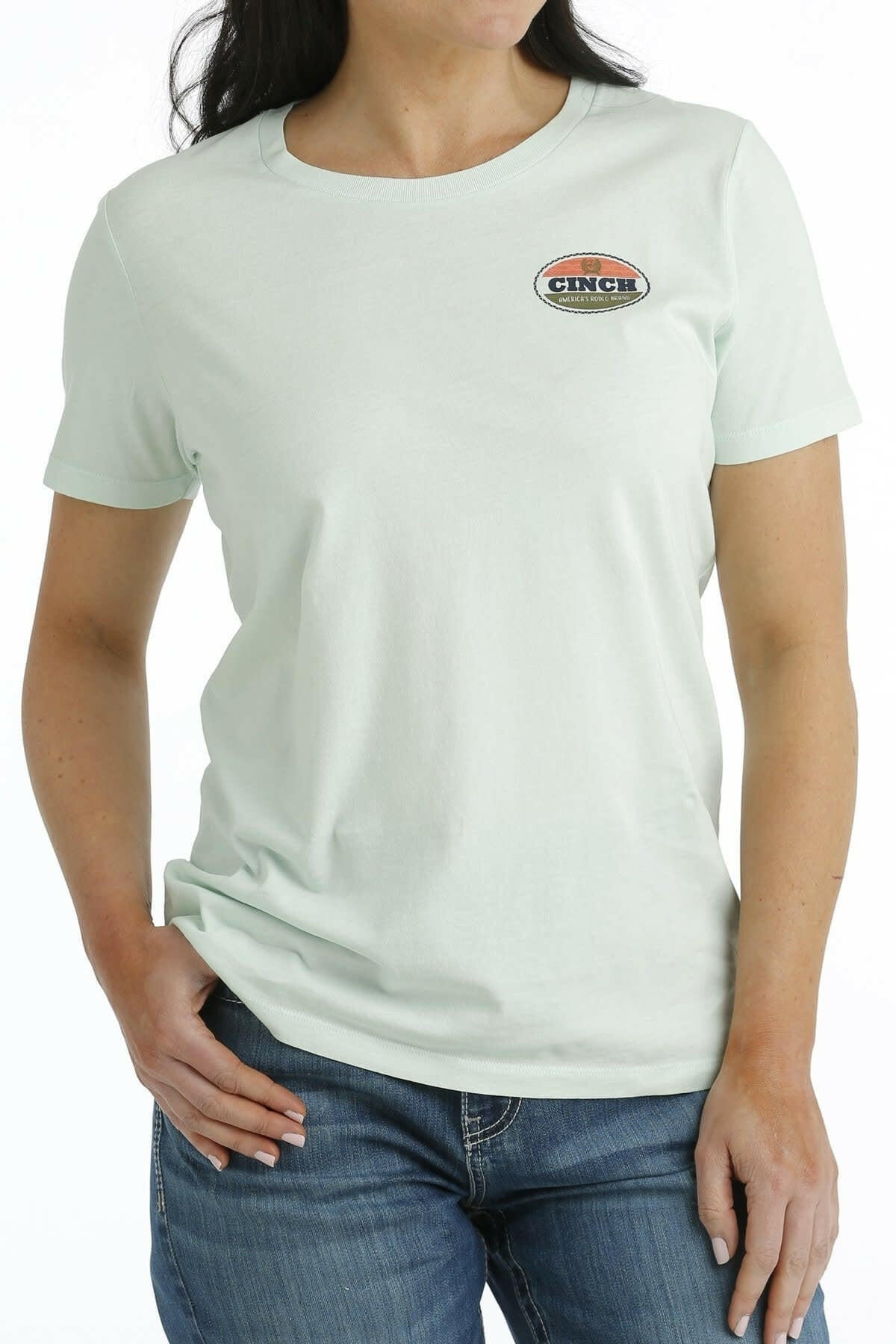 Cinch Ladies American Rodeo Brand Tee.