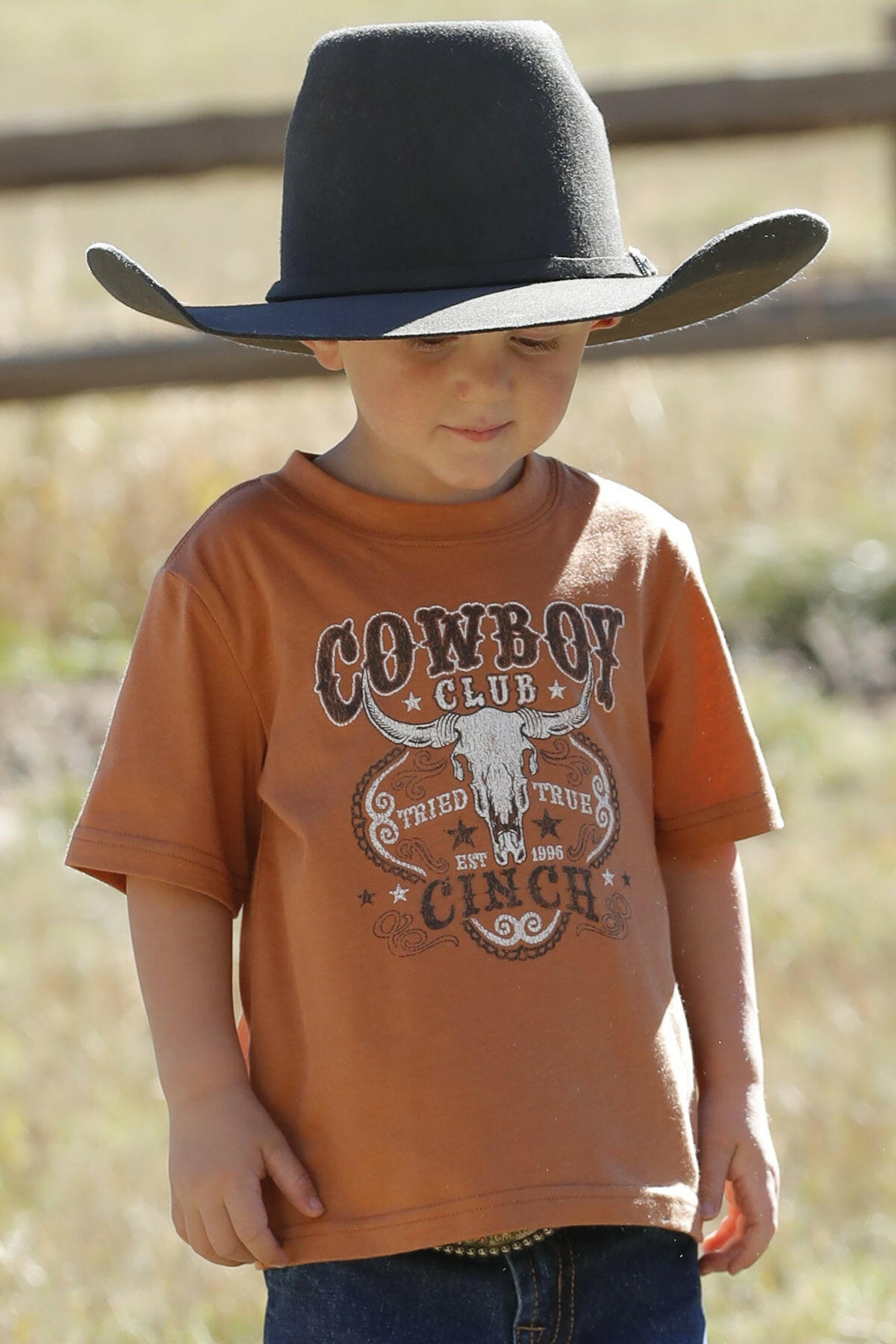 Cinch Toddler Boy's Cowboy Club Tee.