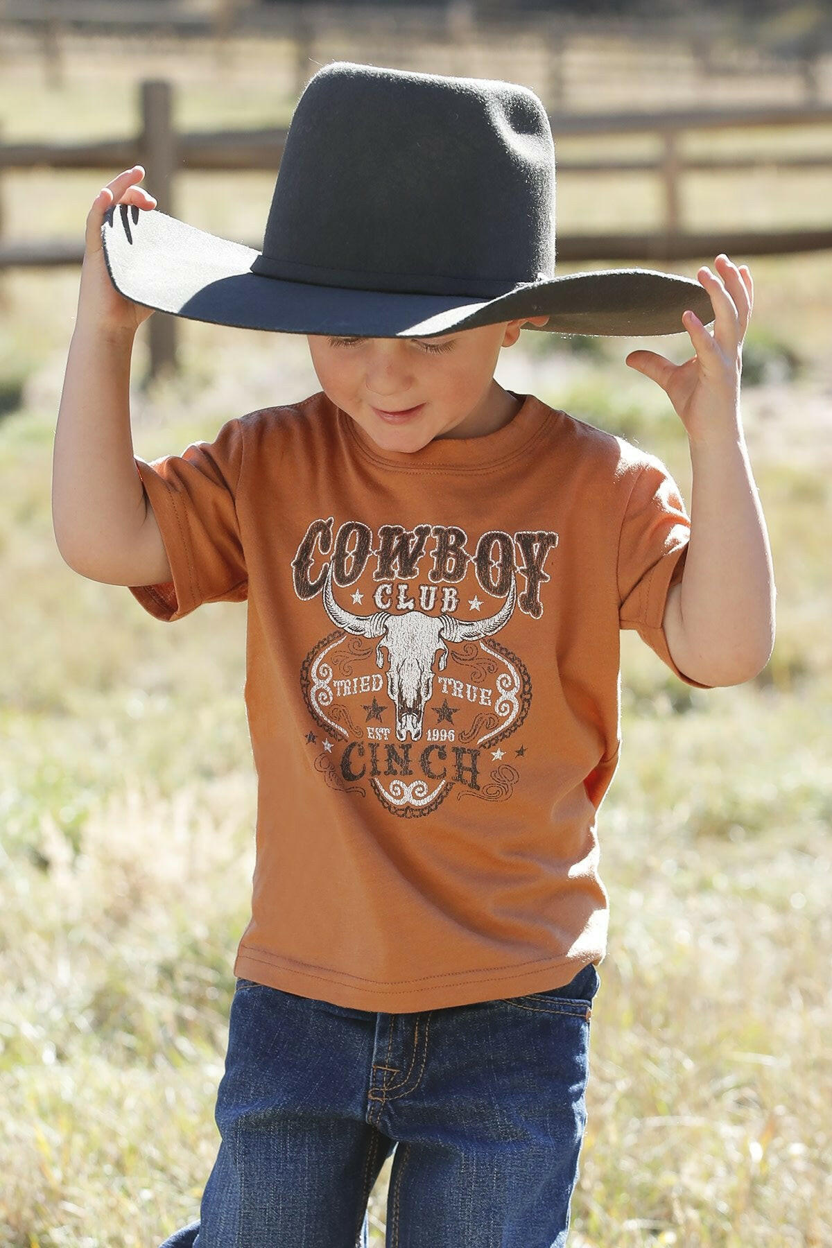 Cinch Infant Boy's Cowboy Club Tee.