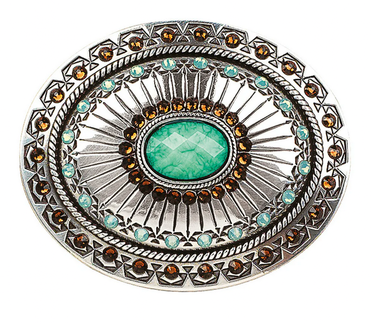 Blazin' Roxx Tribal Stamp Western Buckle