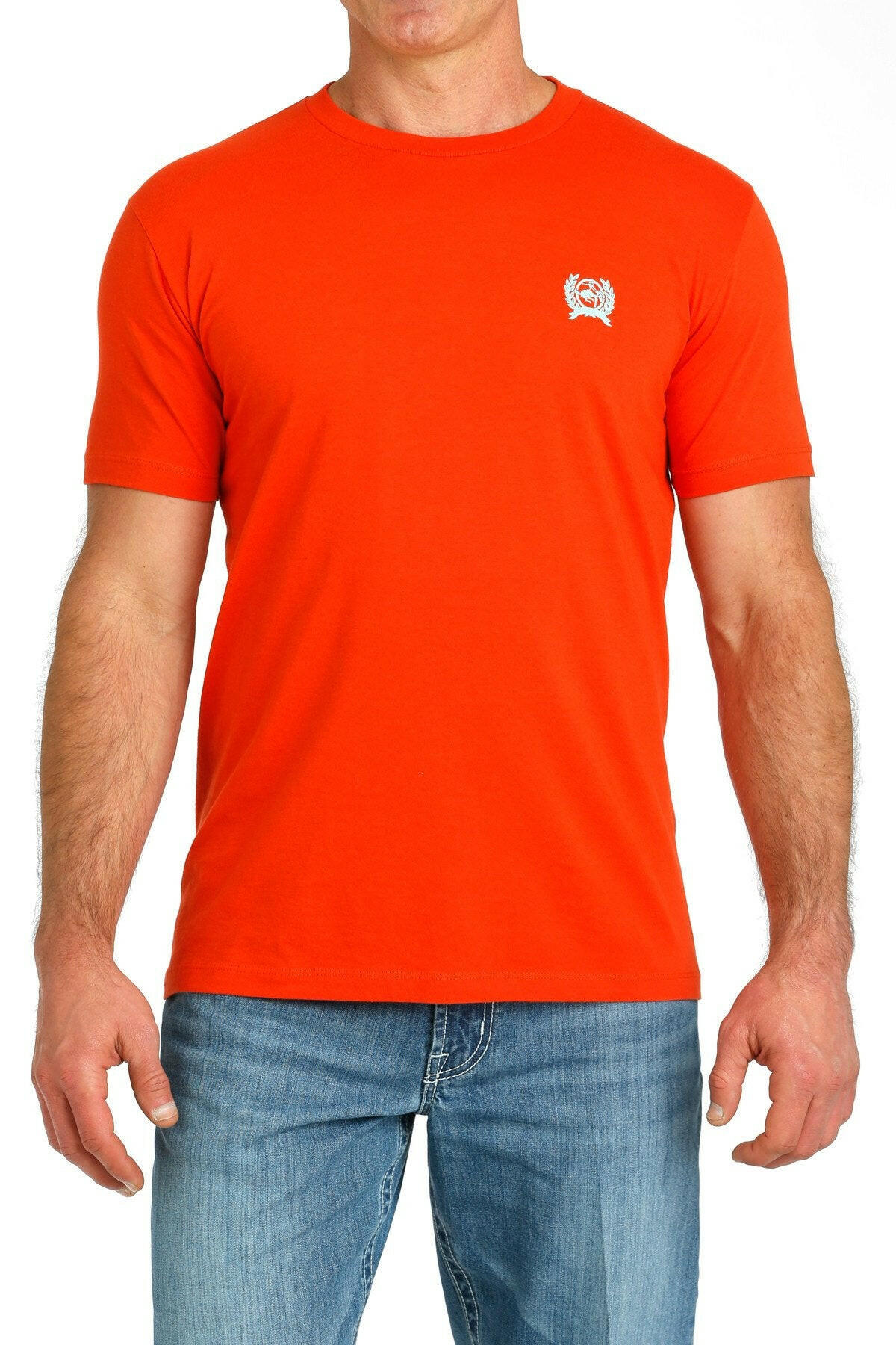 Cinch Men's Red Graphic Tee.