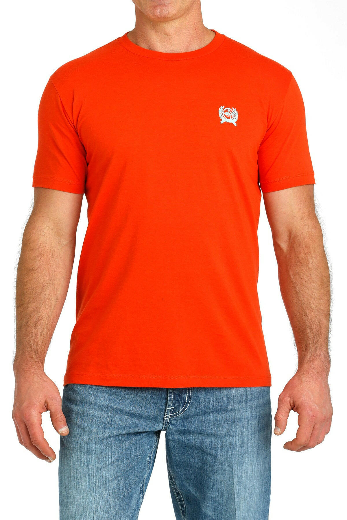 Cinch Men's Red Graphic Tee.