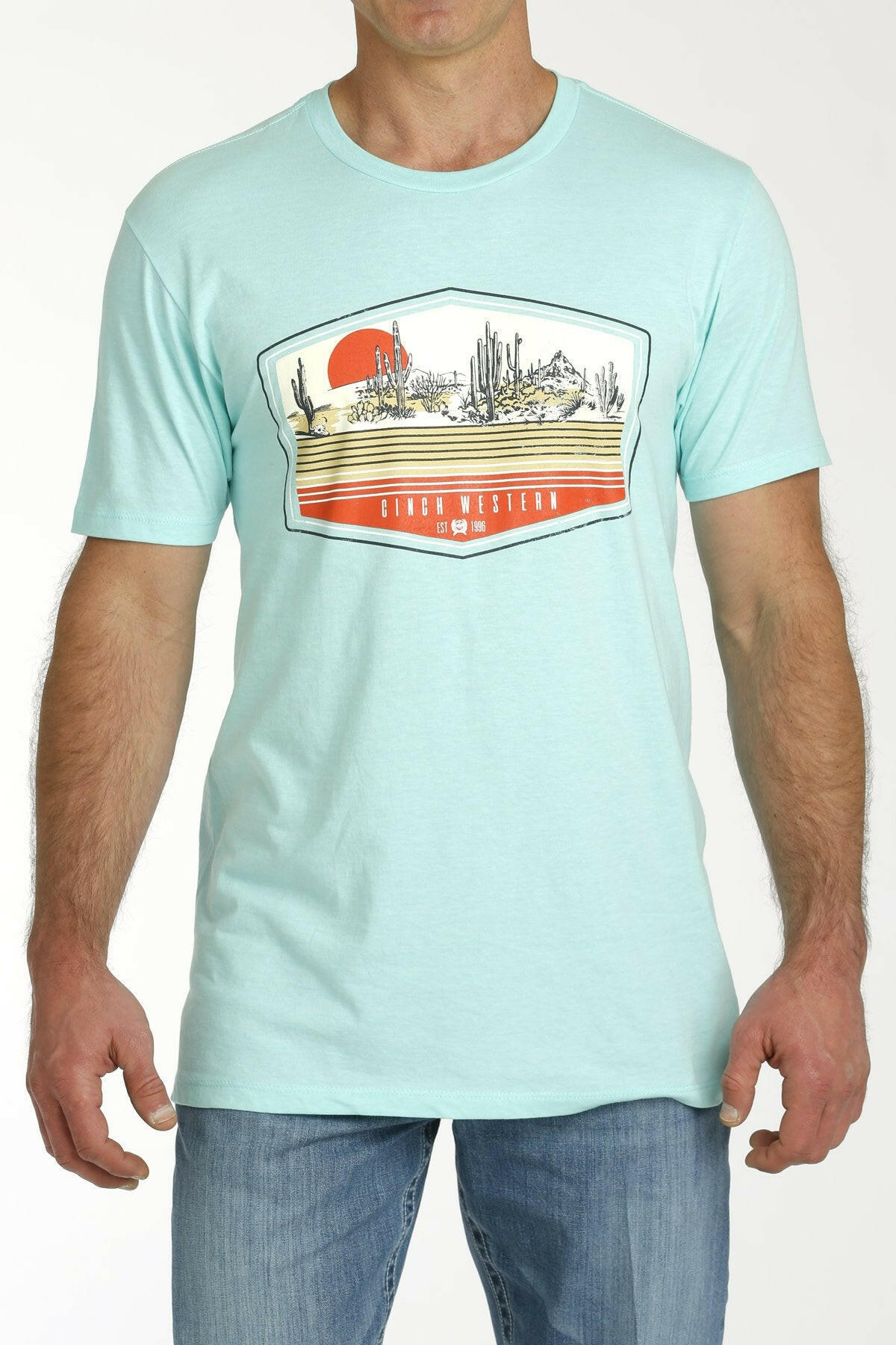 Cinch Men's Desert Scene Tee.