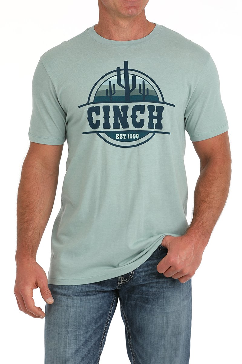 Cinch Men's Cactus Logo Tee
