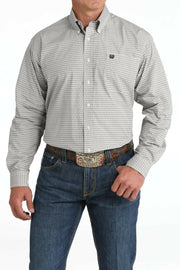 Cinch Men's Geometric Print Button Down Shirt.