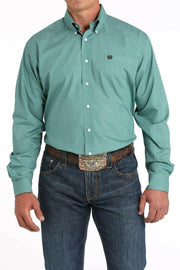 Cinch Men's Geometric Print Button Down Shirt.
