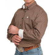 Cinch Men's Medallion Print Button Down Shirt.