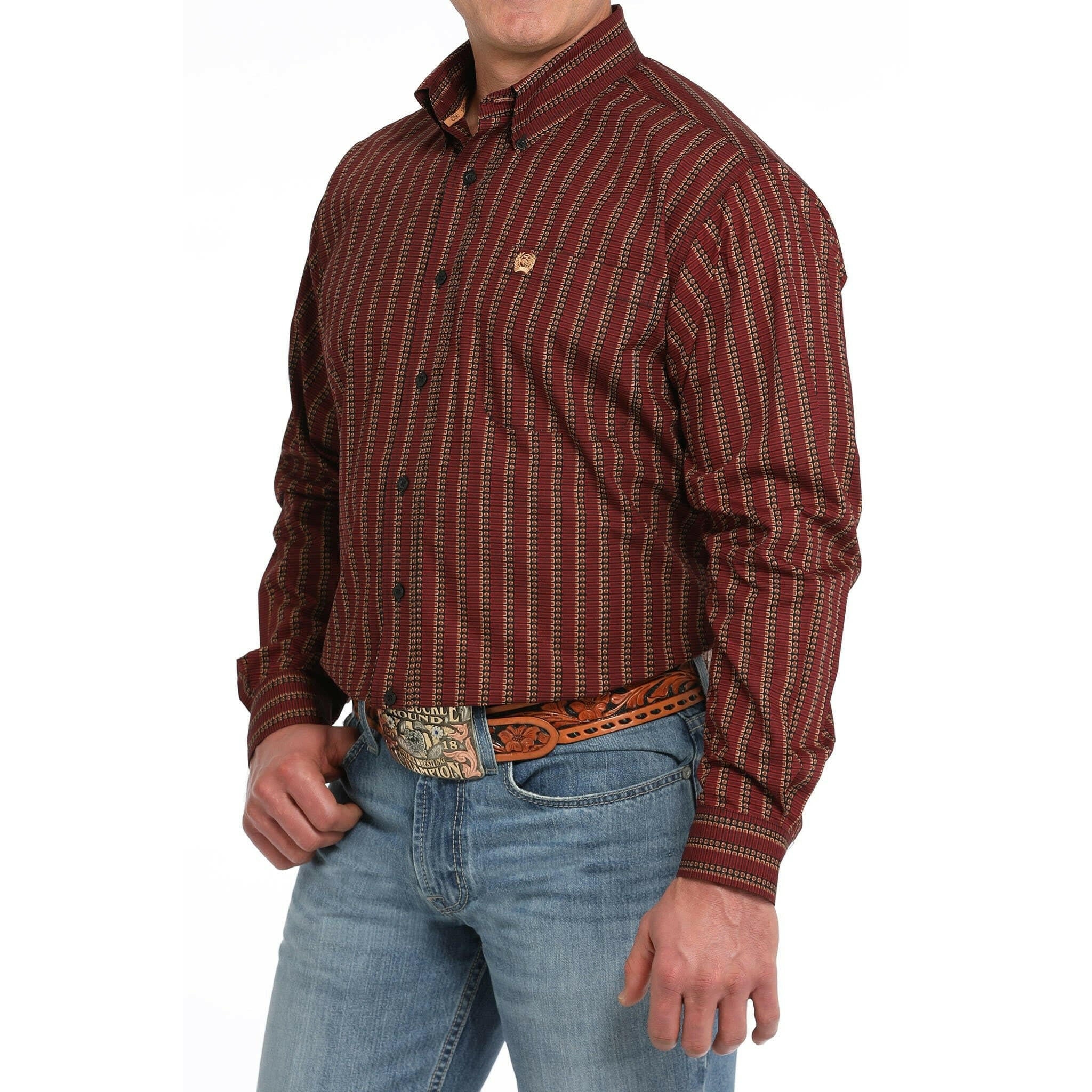 Cinch Men's Shotgun Shell Print Button Down.