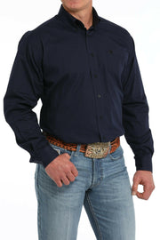 Cinch Men's Cattle Print Button Down Shirt.