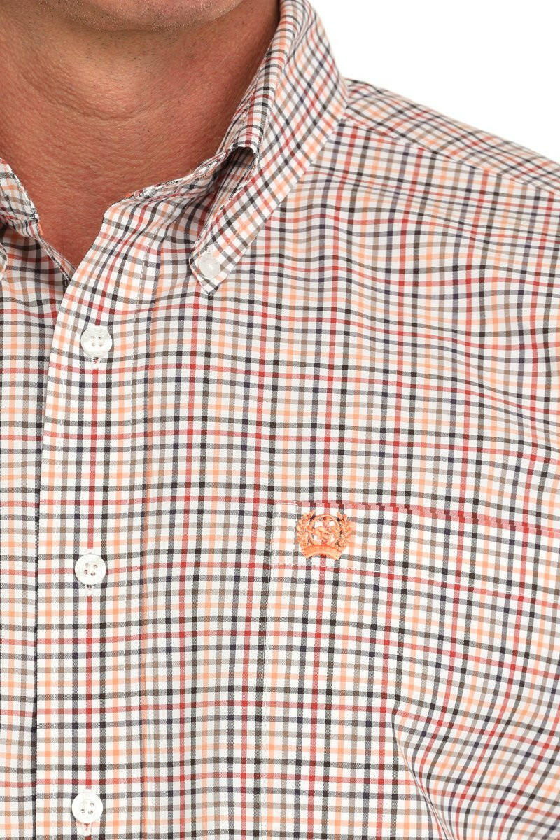 Cinch Men's Plaid Button Down Shirt.
