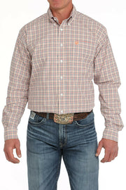 Cinch Men's Plaid Button Down Shirt.