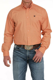 Cinch Men's Geometric Print Button Down Shirt.
