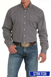 Cinch Men's Floral Print Button Down Shirt.