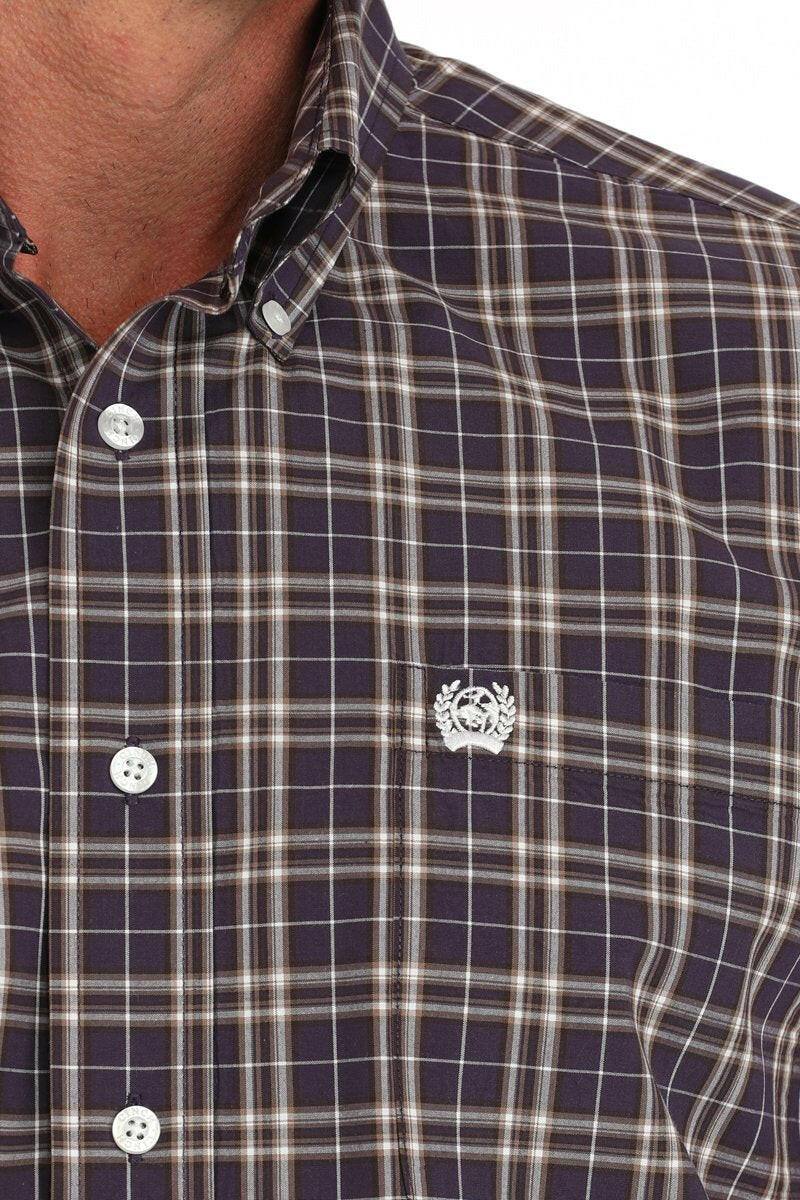 Cinch Men's Plaid Button Down Shirt #MTW1105879.